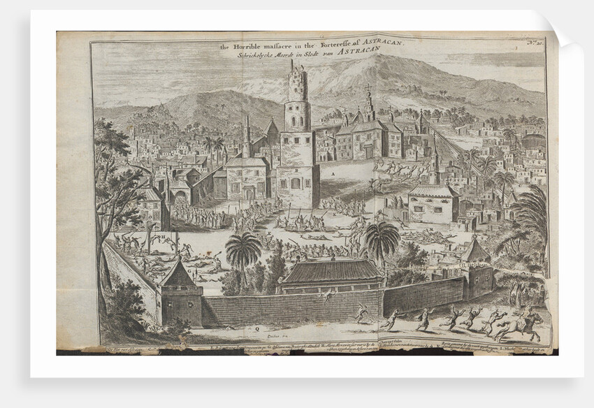 The Stepan Razins riots in Astrakhan by Jan Jansz. Struys