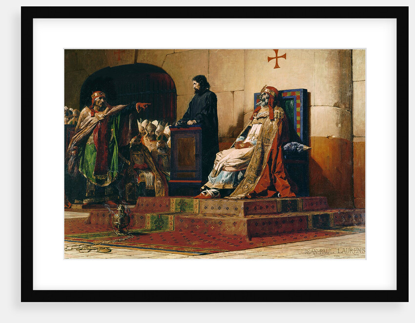 Pope Formosus and Stephen VII, 1870 by Jean-Paul Laurens