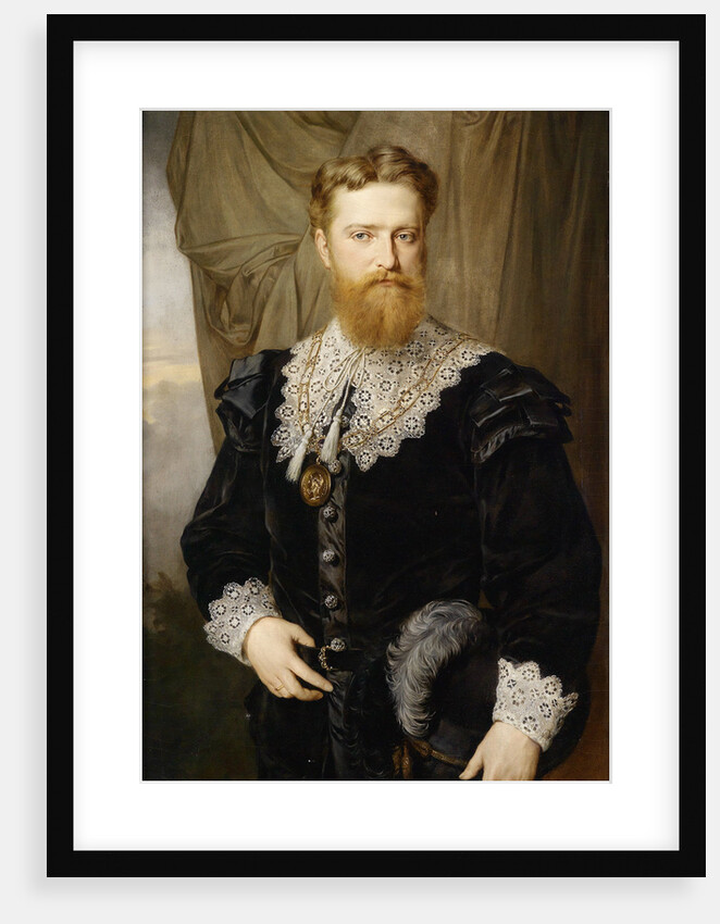 Portrait Of Karl Lueger In Historical Costume, 1876 by Hermann Nigg
