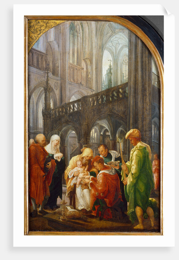 The circumcision of Christ, 1521 by Wolf Huber