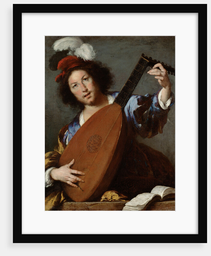 The Lute player, c. 1645 by Bernardo Strozzi