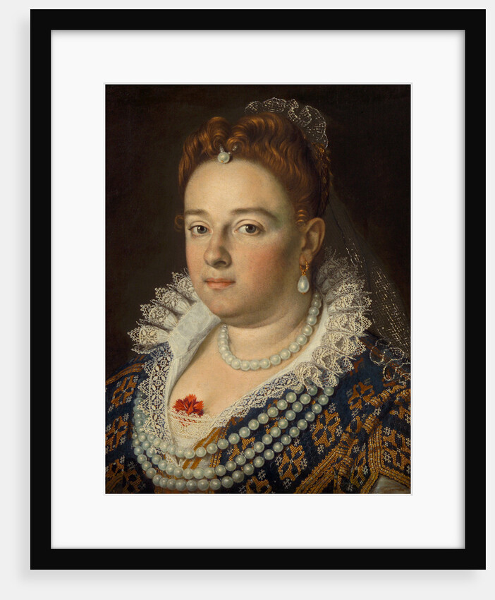 Portrait of Bianca Cappello, Grand Duchess of Tuscany, 1585-1586 by Scipione Pulzone