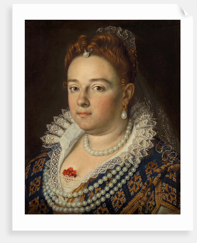 Portrait of Bianca Cappello, Grand Duchess of Tuscany, 1585-1586 by Scipione Pulzone