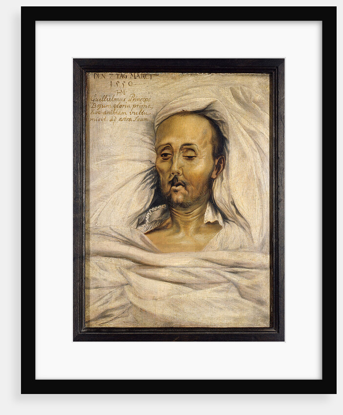 Duke William V of Bavaria on his deathbed, 1550 by Hans Mielich