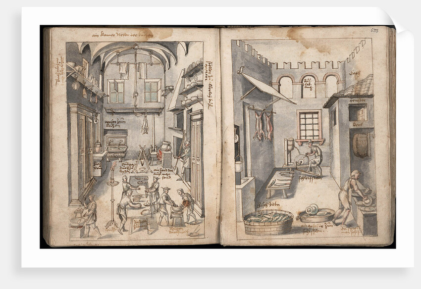 Cookbook Opera, 1570 by Bartolomeo Scappi