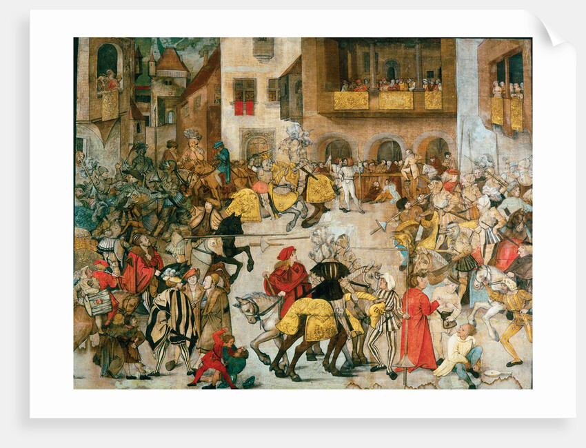 Knight Tournament, ca 1509-1510 by Hans Schäufelin