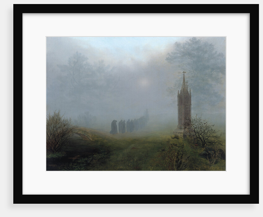 Procession in the Fog, 1828 by Ernst Ferdinand Oehme