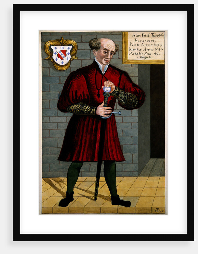 Philippus Theophrastus Aureolus Bombastus von Hohenheim (Paracelsus), c. 1550 by Anonymous