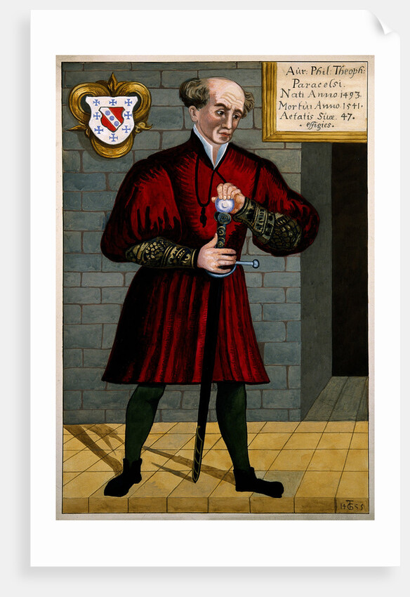 Philippus Theophrastus Aureolus Bombastus von Hohenheim (Paracelsus), c. 1550 by Anonymous