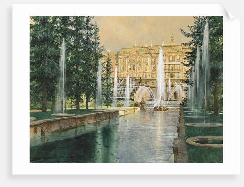Peterhof, 1898 by Franz Kopallik