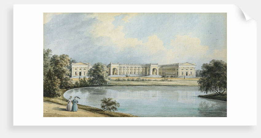 View of Alexander Palace in Tsarskoye Selo, 1839 by Nikanor Grigoryevich Chernetsov