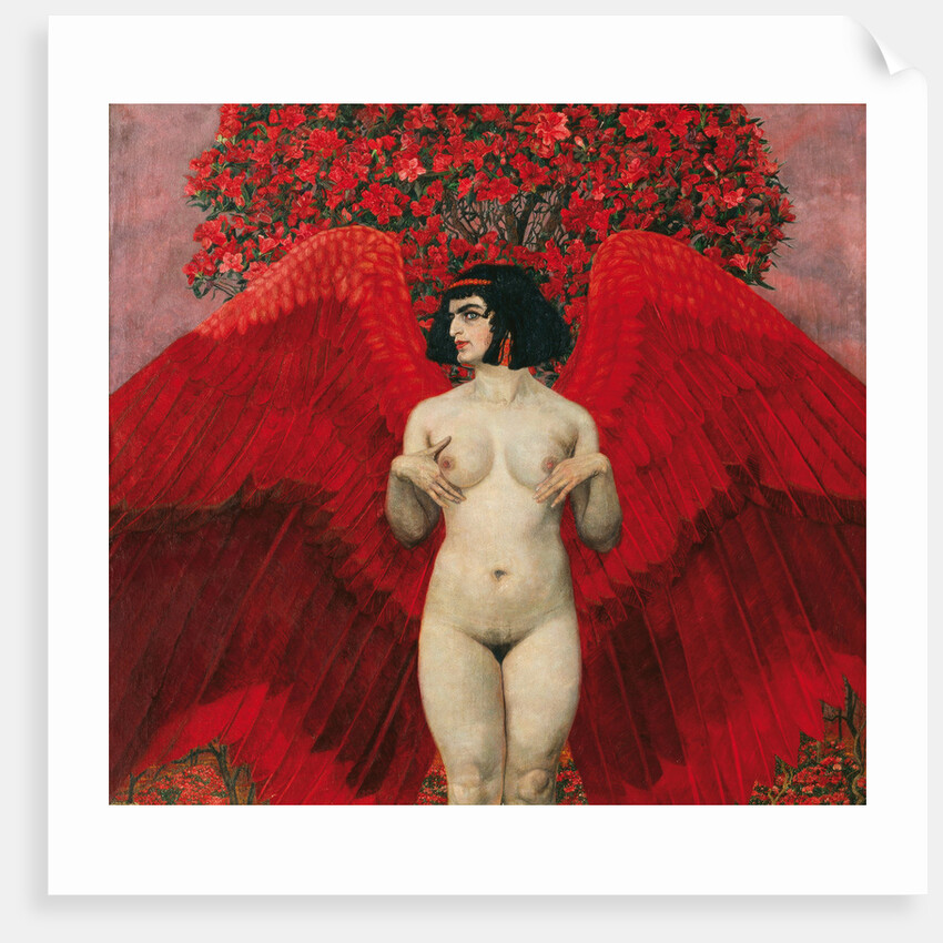 Red Angel, 1902 by Karl Mediz