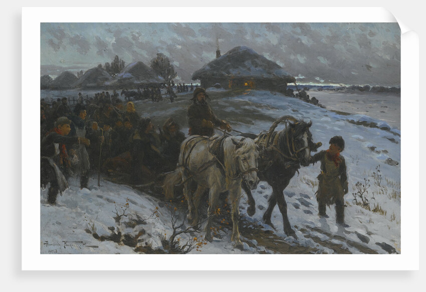 Leaving For The Hunt, 1915 by Alexander Vladimirovich Makovsky