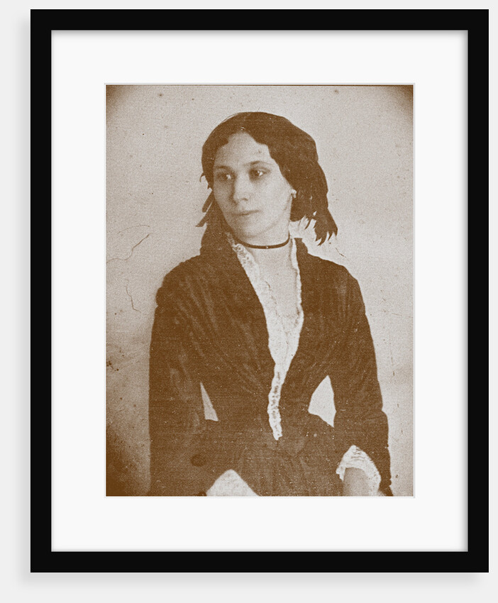 Elena Alexandrovna Denisyeva, ca 1860 by Anonymous