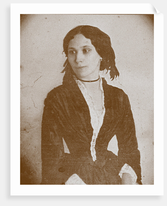 Elena Alexandrovna Denisyeva, ca 1860 by Anonymous