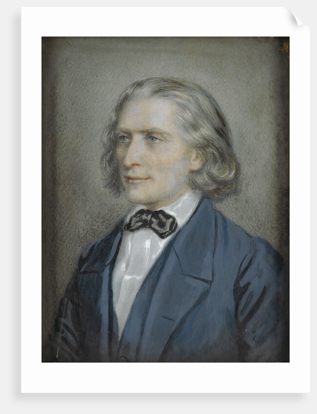 Portrait of Franz Liszt, 1856 by Josef Kriehuber