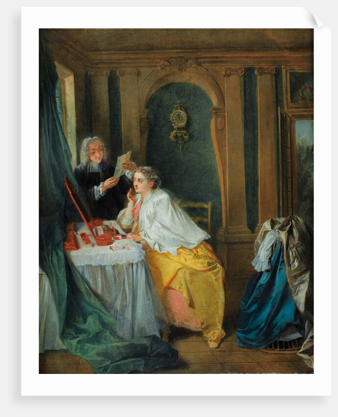 Madame Geoffrin at her toilet by Nicolas Lancret