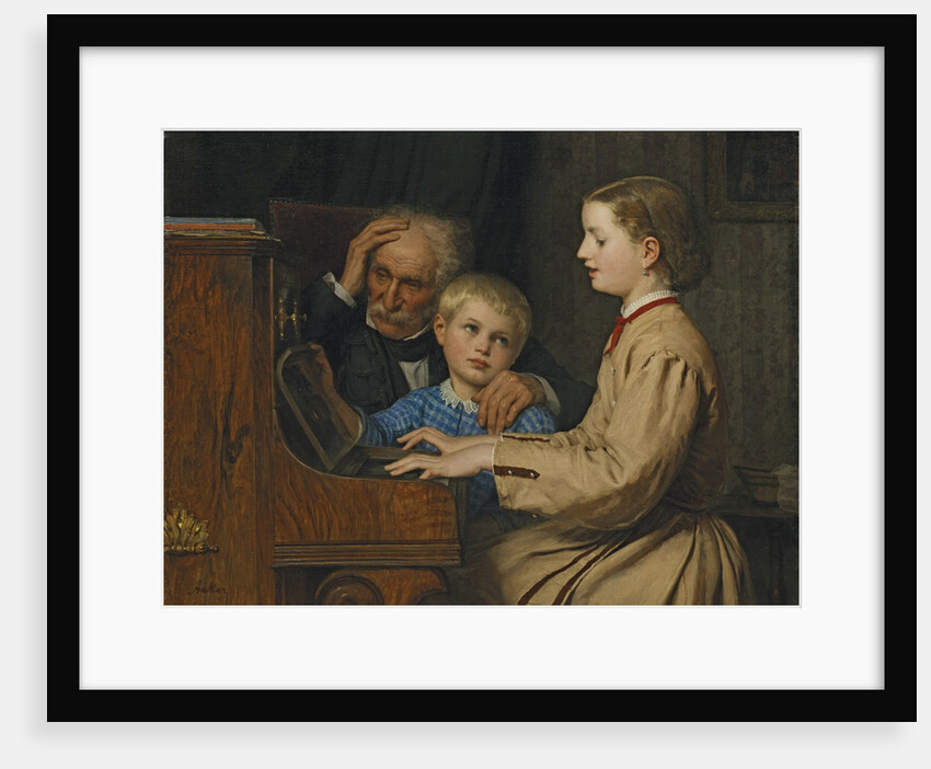 Song of the Homeland, 1874 by Albert Anker