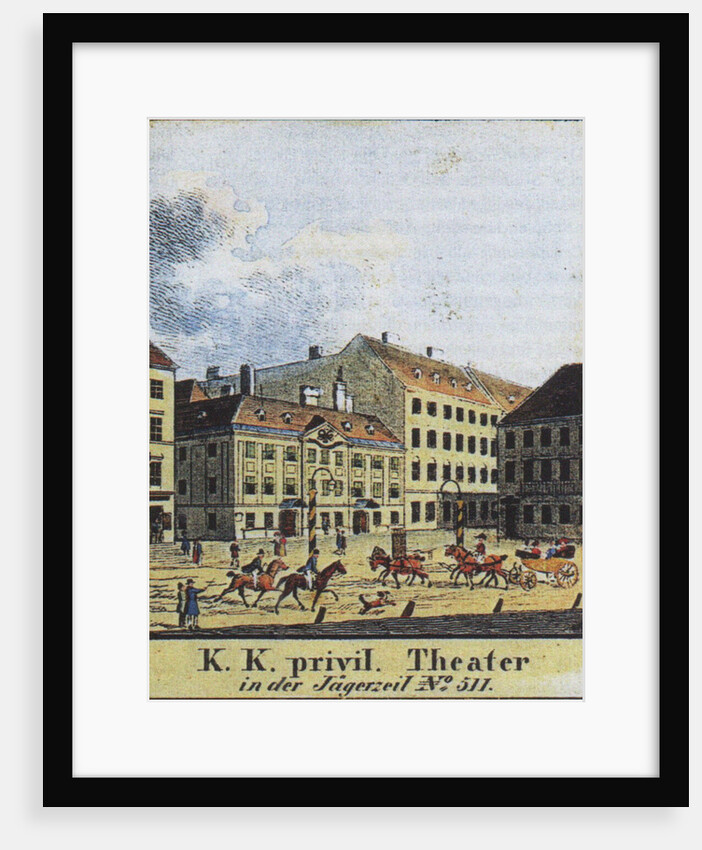 The Theater an der Wien, Vienna, Early 19th century by Anonymous