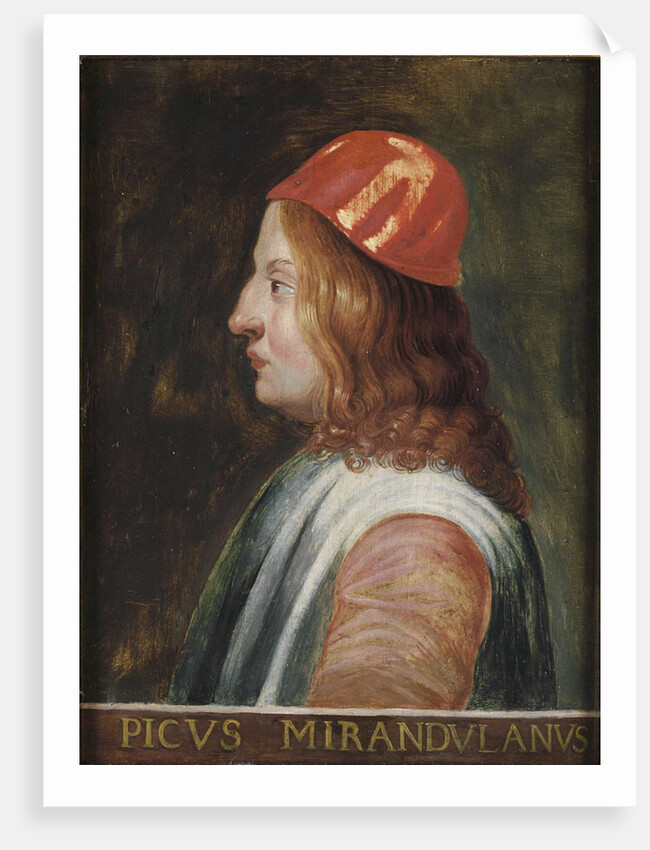 Portrait of Giovanni Pico della Mirandola, c. 1660 by Anonymous