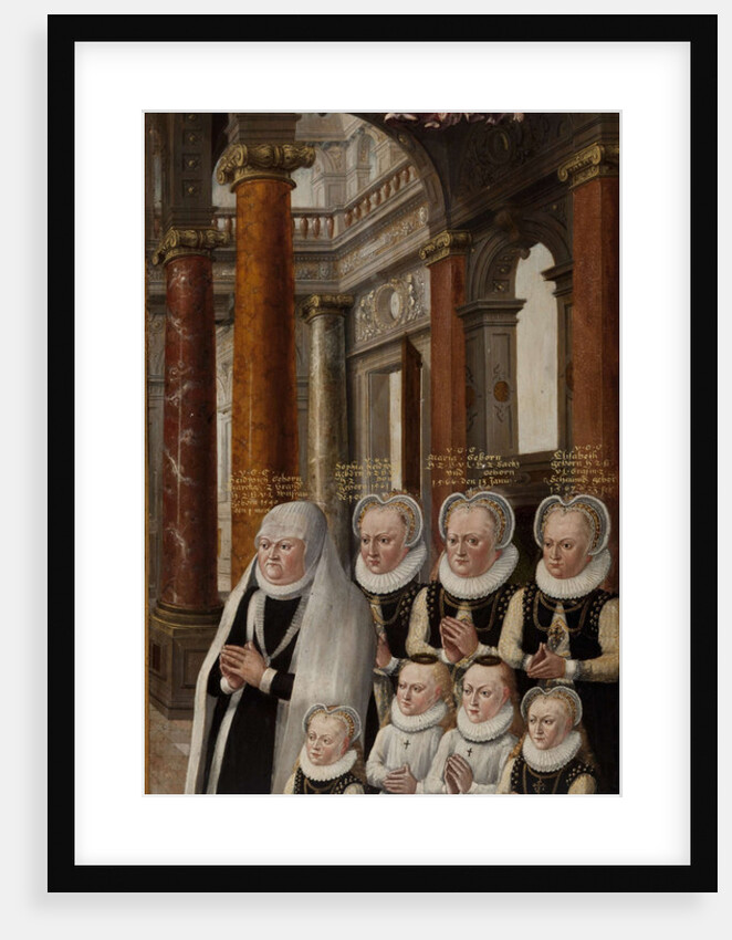 The Family of Julius of Brunswick-Lüneburg and Hedwig of Brandenburg. Wing of the Epitaph-altarpiece by Hans Vredeman de Vries