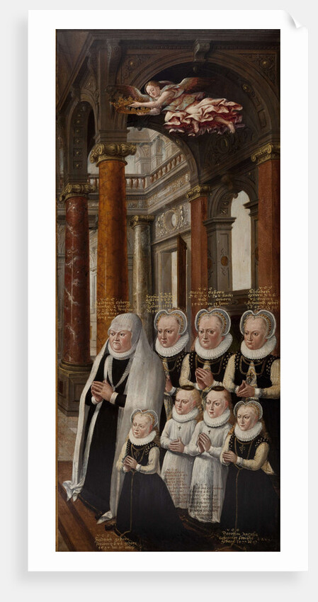 The Family of Julius of Brunswick-Lüneburg and Hedwig of Brandenburg. Wing of the Epitaph-altarpiece by Hans Vredeman de Vries
