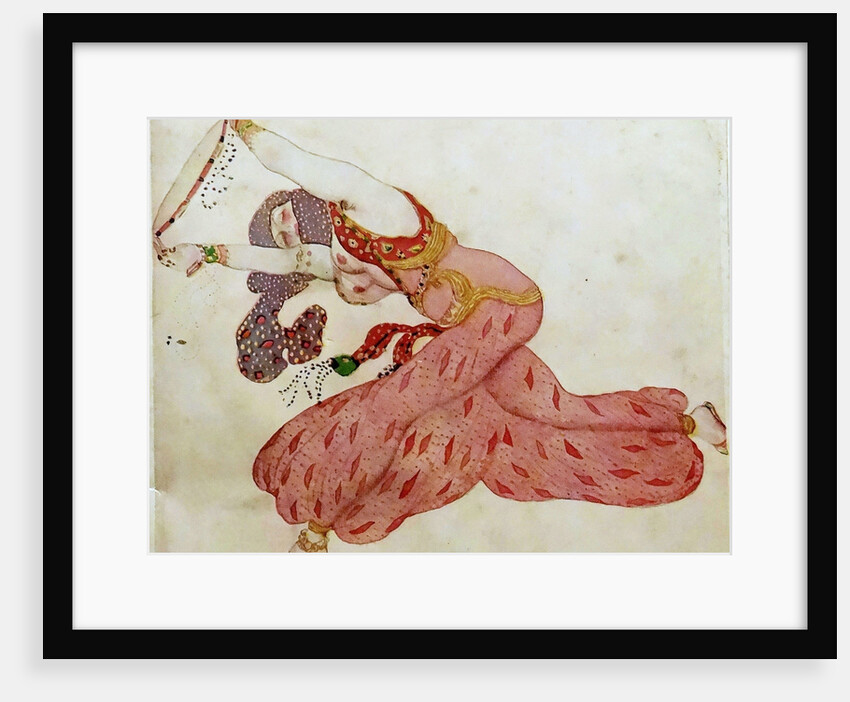 Almee. Costume design for the ballet Sheherazade by N. Rimsky-Korsakov, 1910 by Léon Bakst