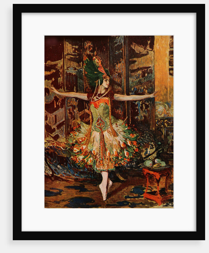 Tamara Karsavina. Cover of the Jugend Magazine, 1914 by Jaques-Èmile Blanche