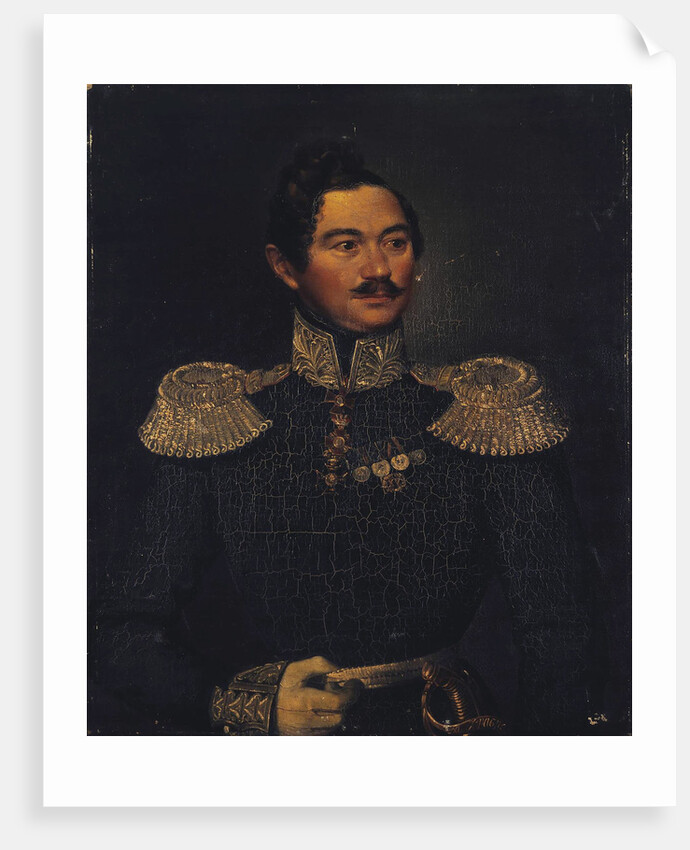 Portrait of general Ivan Alexeyevich Orlov, 1835 by Pimen Nikitich Orlov