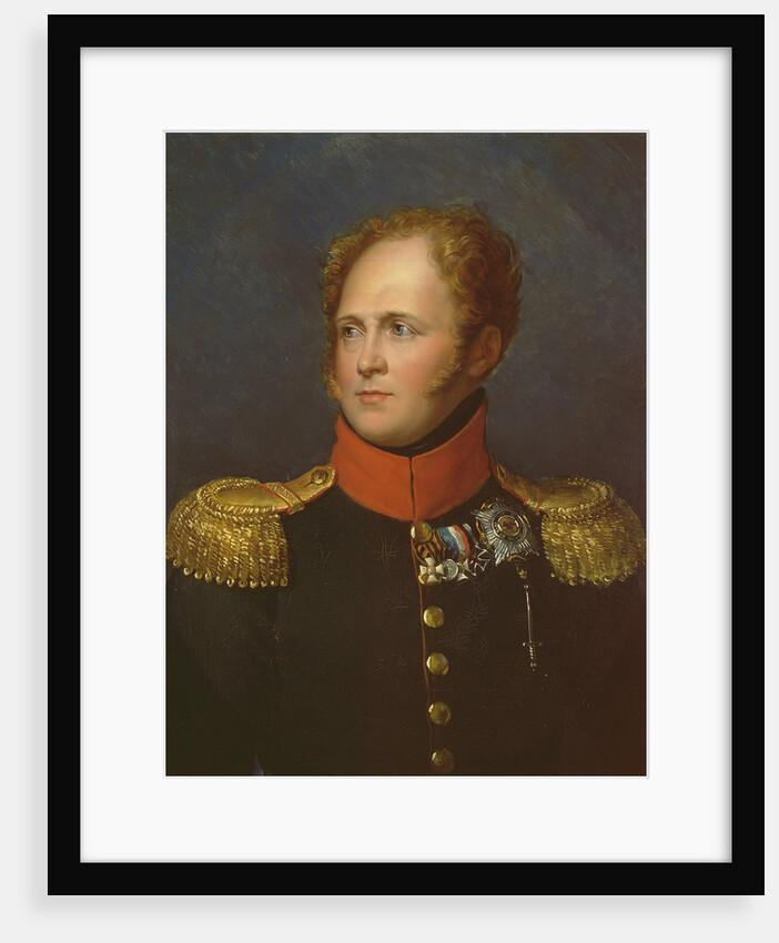 Portrait of Emperor Alexander I, ca 1814 by François Pascal Simon Gérard