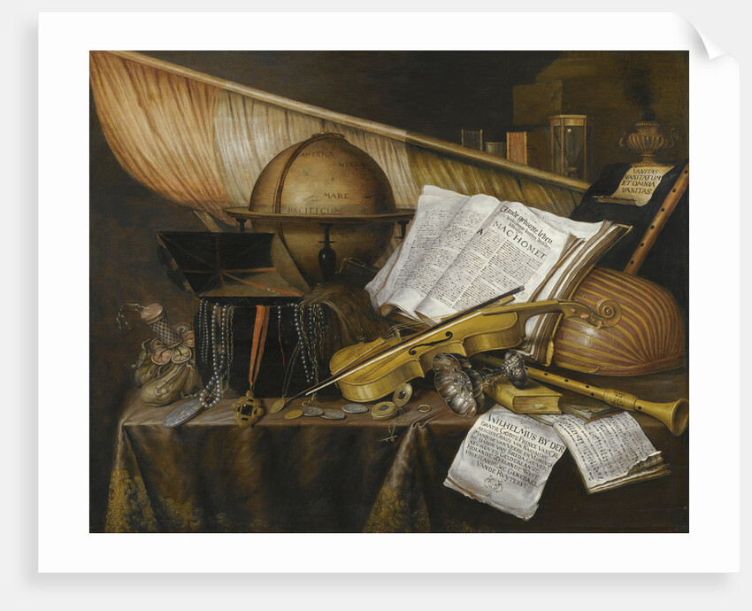 Vanitas Still Life, 1632 by Edwaert Collier
