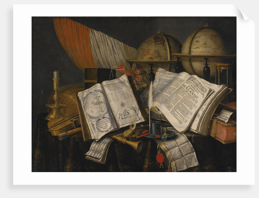 Vanitas Still Life, 1662 by Edwaert Collier