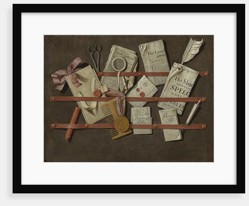 Trompe-loeil, 1698 by Edwaert Collier