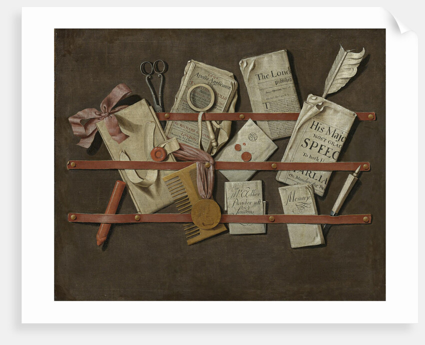 Trompe-loeil, 1698 by Edwaert Collier