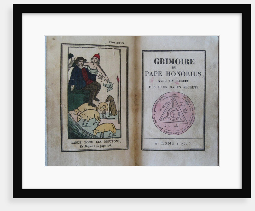 Le Grimoire du Pape Honorius, 1760 by Anonymous