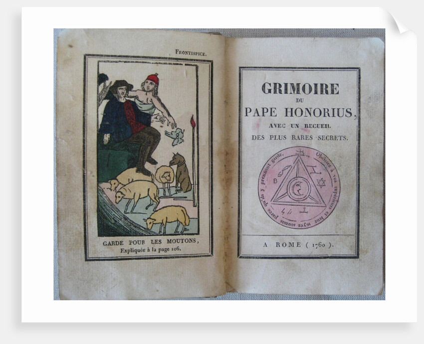 Le Grimoire du Pape Honorius, 1760 by Anonymous