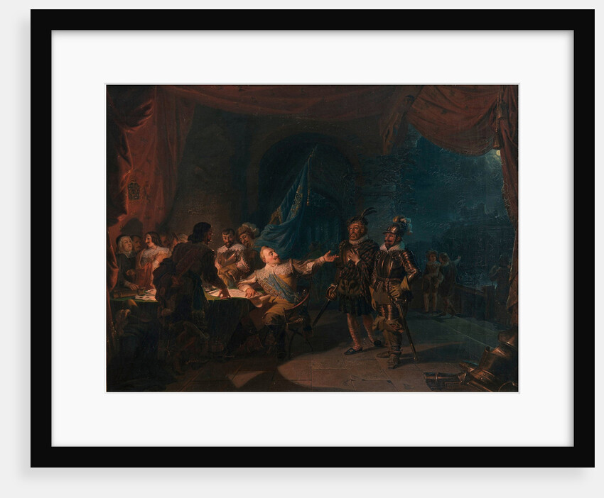 Gustav II Adolf of Sweden in Würzburg by Robert Wilhelm Ekman