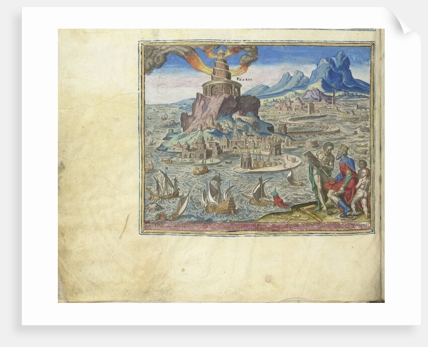 The Lighthouse at Alexandria by Philipp Galle