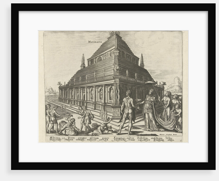 The Mausoleum at Halicarnassus by Philipp Galle