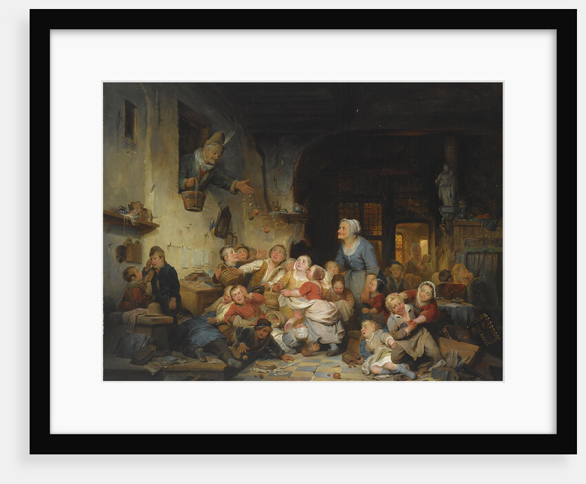 The Village School by Ferdinand de Braekeleer the Elder