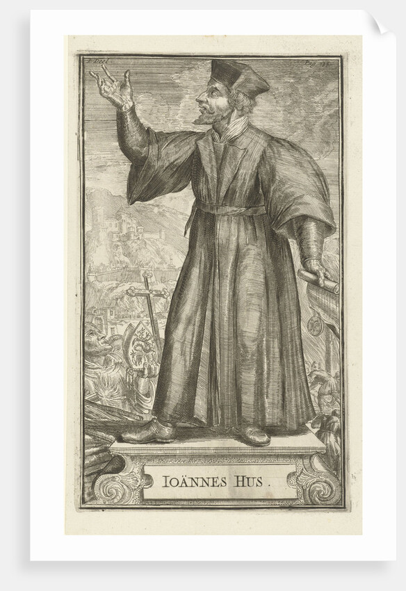 Portrait of John Hus, 1701 by Romeyn de Hooghe
