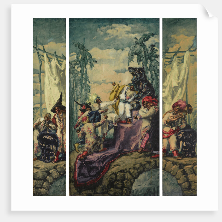 Summer - Africa (Triptych), 1917-1918 by José María Sert