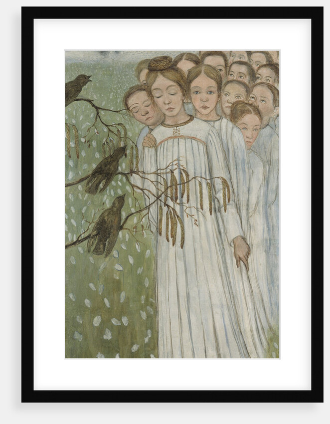 Folk song (Kansanlaulu), 1894 by Hugo Simberg