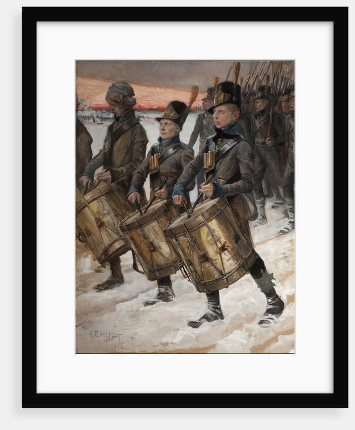 March of the Pori Regiment (Porilaisten Marssi), 1892 by Albert Gustaf Aristides Edelfelt