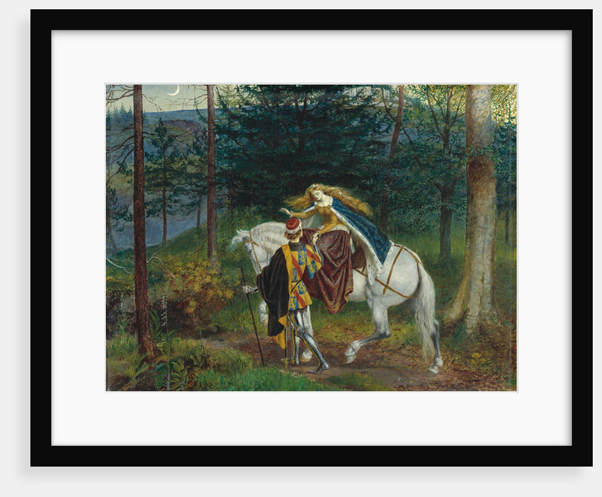 Illustration for La Belle Dame sans Merci by John Keats, 1865 by Walter Crane