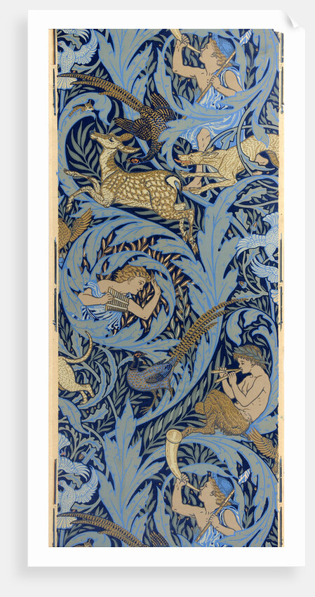 Sidewall. Woodnotes, 1886 by Walter Crane