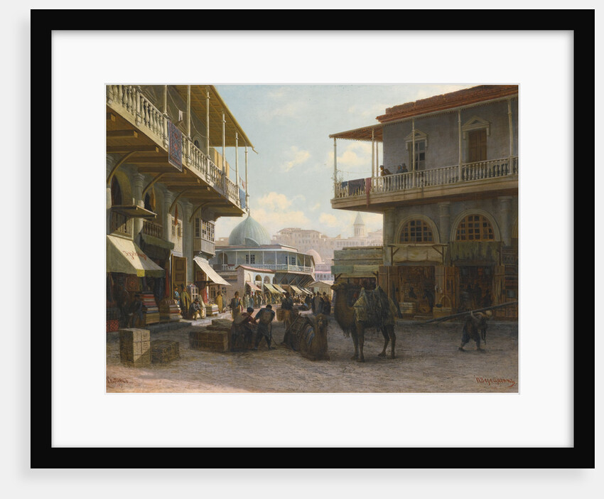 View of Tiflis, 1874 by Pyotr Petrovich Vereshchagin