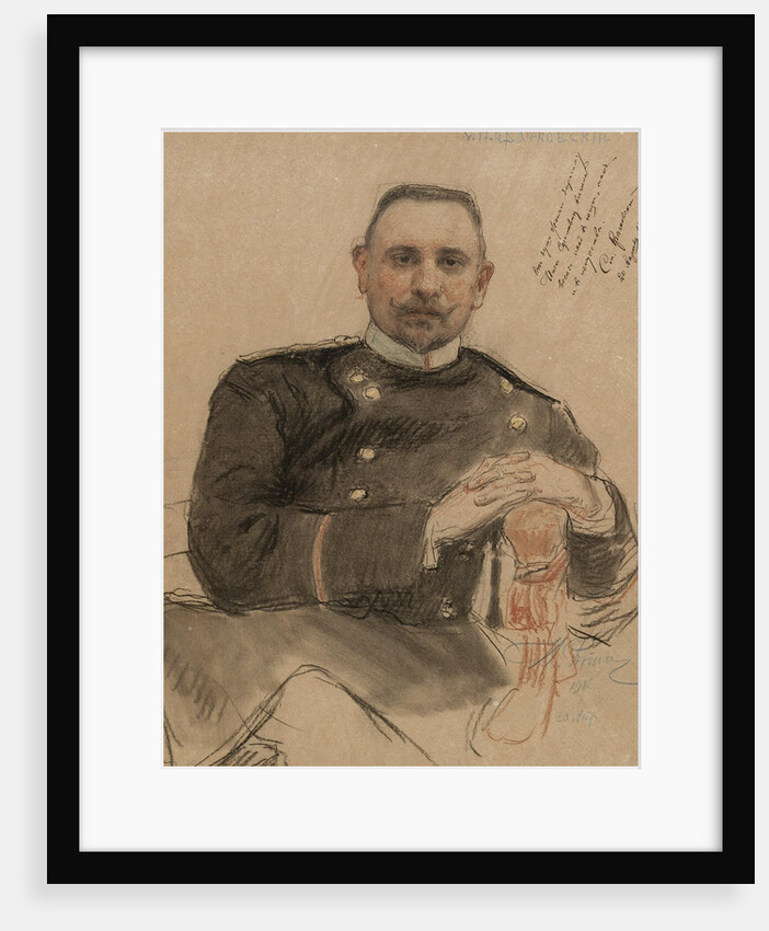 Portrait of Stepan Petrovich Krachkovsky (1866 1913), 1907 by Ilya Yefimovich Repin