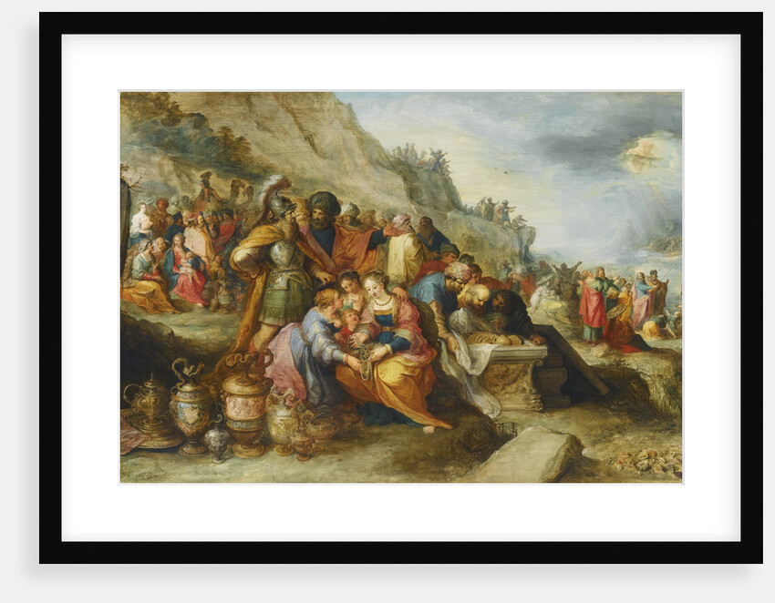 The Israelites, after crossing the Red Sea, at the tomb of the patriarch Joseph, 1630 by Frans Francken the Younger