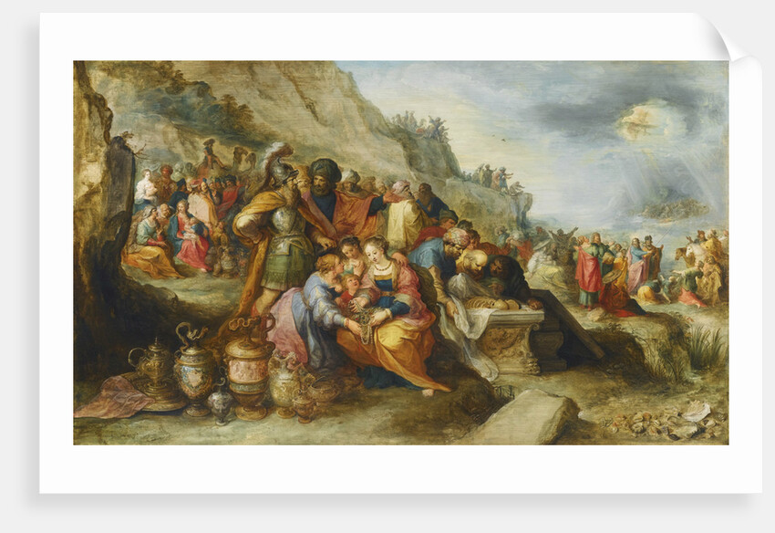 The Israelites, after crossing the Red Sea, at the tomb of the patriarch Joseph, 1630 by Frans Francken the Younger